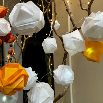 festive garland origami